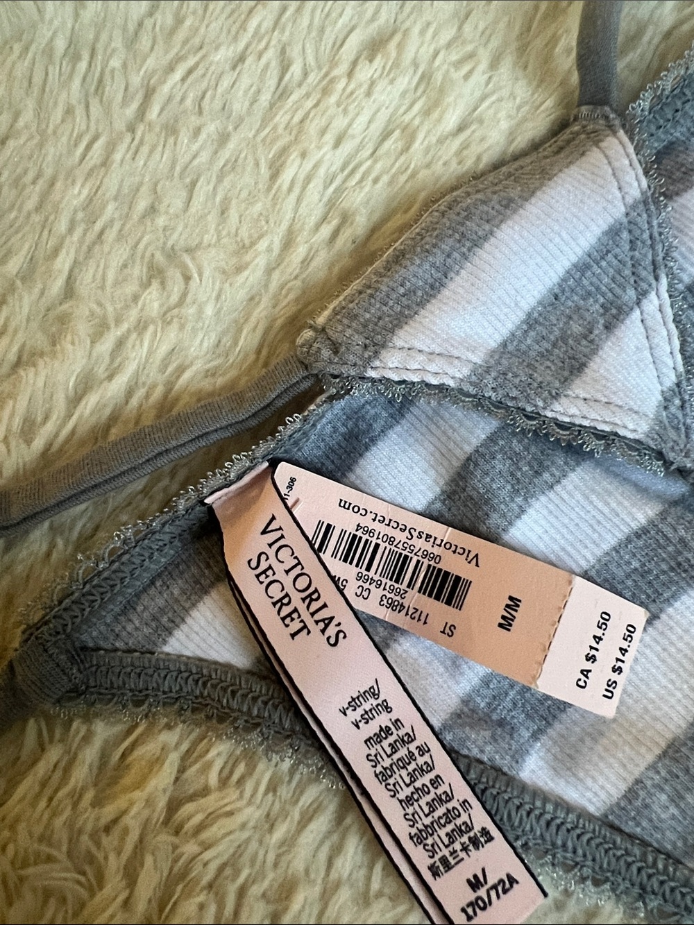 Victoria Secret Striped G String - Picture 3 of 3